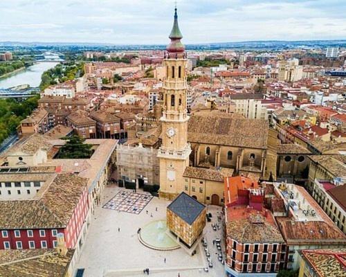 Piso Para 4 Con 2 Parking En Casco Historico De Zaragoza 2 Noches Minimo Exterior foto